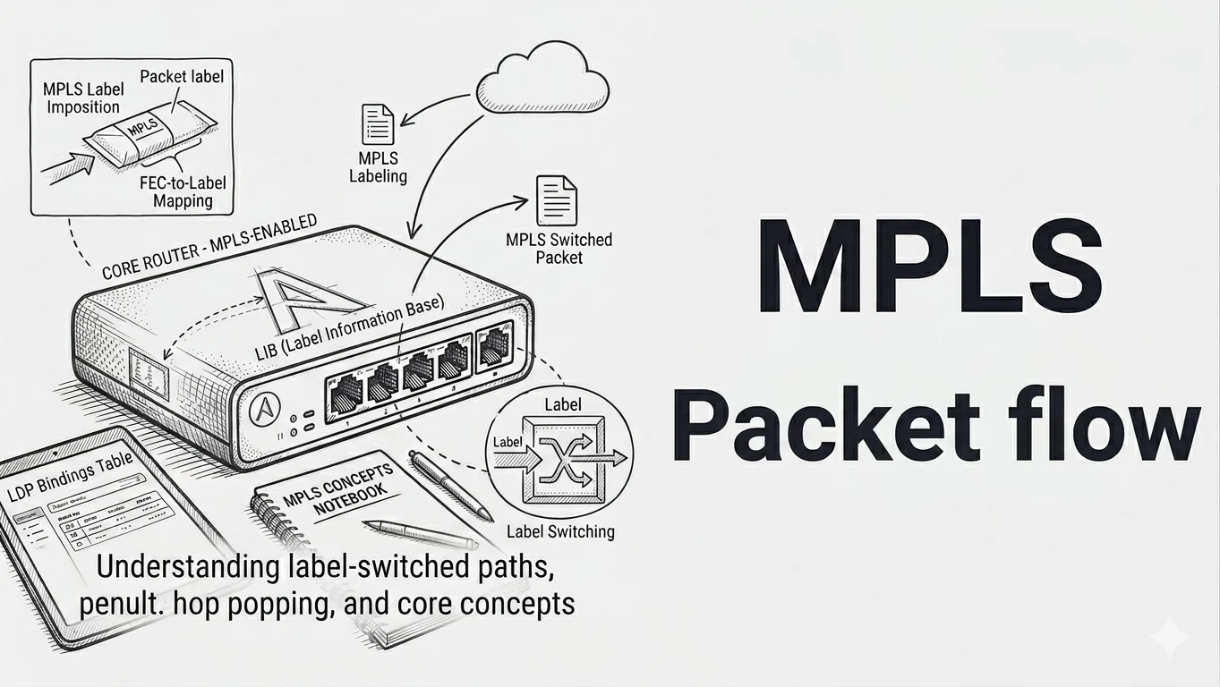 MPLS Packet flow