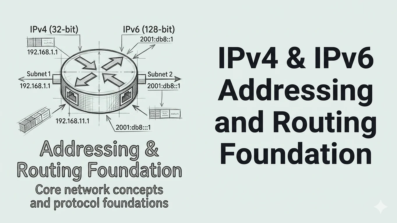 IPv4 & IPv6 Addressing and Routing Foundation