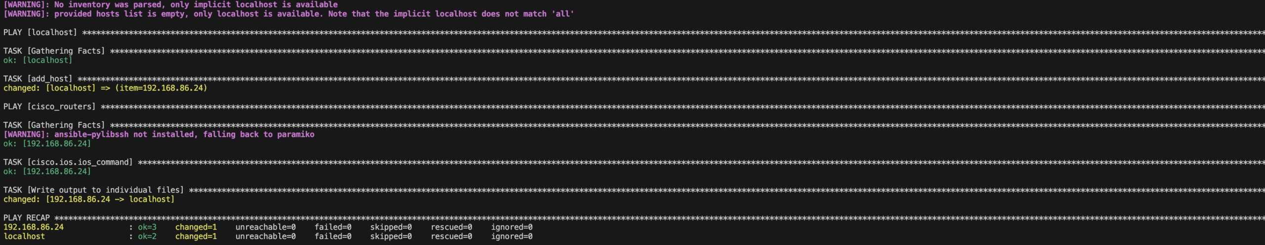 Ansible Playbook